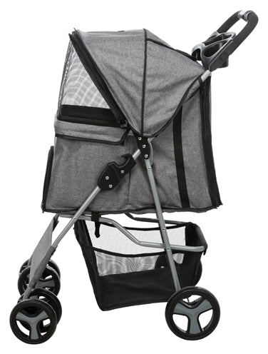 TRIXIE Hundebuggy – Grau, bis 11 kg – Produktansicht 4