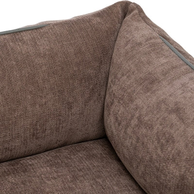 TRIXIE Vital Lennox – Eckiges Hundebett in Braun – Produktansicht 4