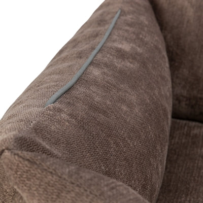 TRIXIE Vital Lennox – Eckiges Hundebett in Braun – Produktansicht 5