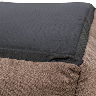 TRIXIE Vital Lennox – Eckiges Hundebett in Braun – Produktansicht 6