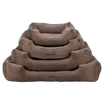 TRIXIE Vital Lennox – Eckiges Hundebett in Braun – Produktansicht 7