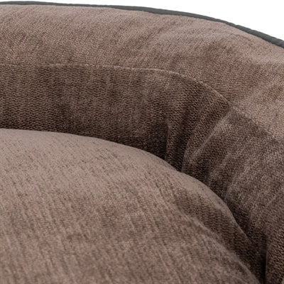 TRIXIE Vital Lennox – Rundes Hundebett in Braun – Produktansicht 2