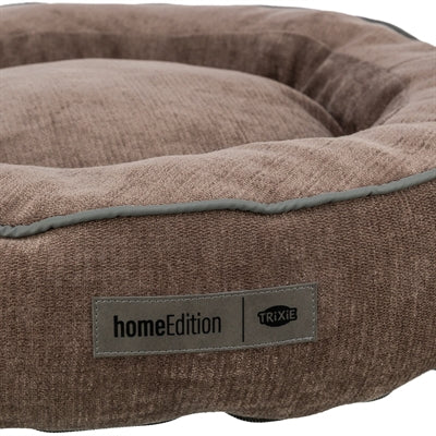 TRIXIE Vital Lennox – Rundes Hundebett in Braun – Produktansicht 6
