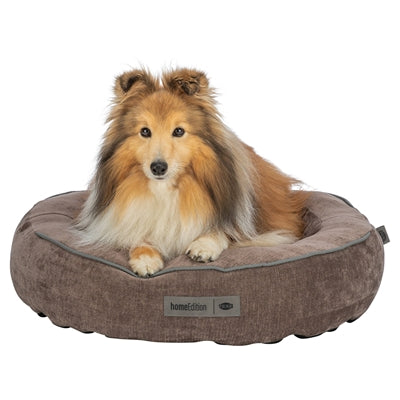 TRIXIE Vital Lennox – Rundes Hundebett in Braun – Produktansicht 8