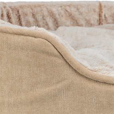 TRIXIE Vital Lino Soft – Hundebett in Beige/Creme – Produktansicht 2