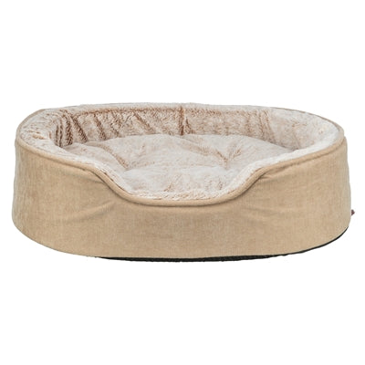 TRIXIE Vital Lino Soft – Hundebett in Beige/Creme – Produktansicht 10