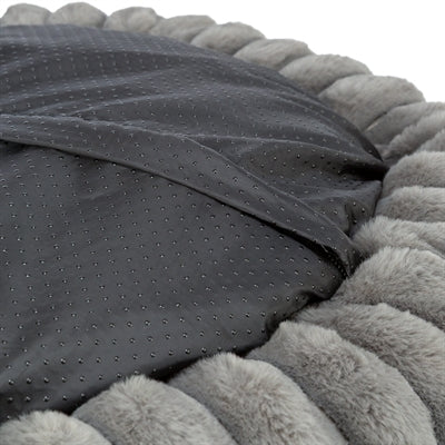 TRIXIE Lonni – Rundes Hundebett in Anthrazit – Produktansicht 4