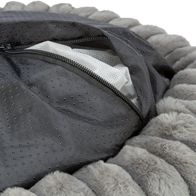 TRIXIE Lonni – Rundes Hundebett in Anthrazit – Produktansicht 5